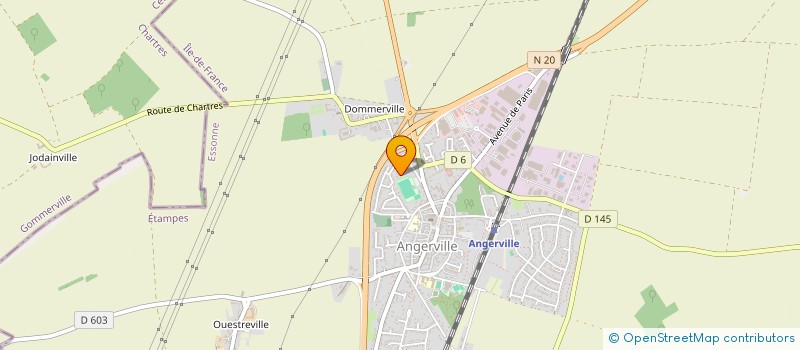 localisation de l'entreprise MONSIEUR MATHIEU FLORINDO  ANGERVILLE