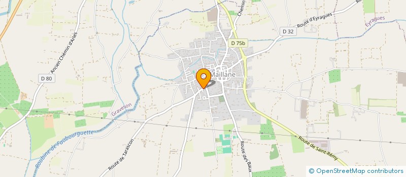 localisation de l'entreprise MONSIEUR MATHIEU FOMBARLET  MAILLANE