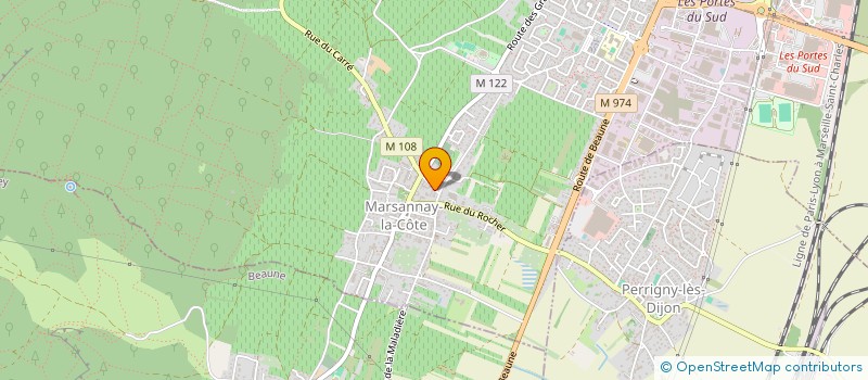 localisation de l'entreprise MONSIEUR MATHIEU FONDREVELLE à MARSANNAY-LA-COTE