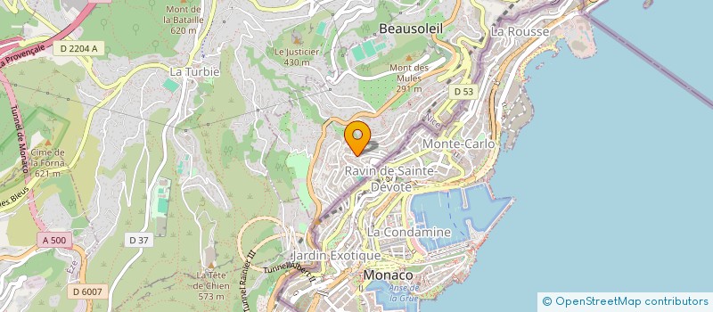 localisation de l'entreprise MONSIEUR MATHIEU FONKOA à BEAUSOLEIL