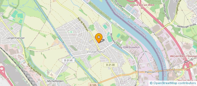 localisation de l'entreprise MONSIEUR MATHIEU FONTAINE  ROSENAU