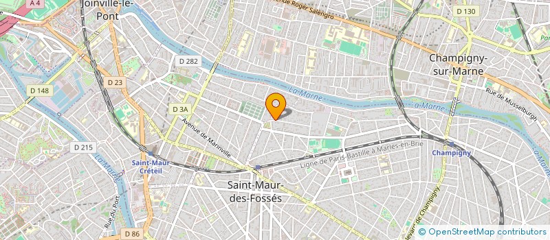 localisation de l'entreprise MONSIEUR MATHIEU FORAX  SAINT-MAUR-DES-FOSSES