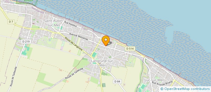 localisation de l'entreprise MONSIEUR MATHIEU FORBIN  LANGRUNE-SUR-MER