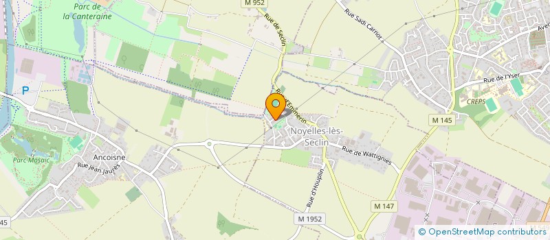 localisation de l'entreprise MONSIEUR MATHIEU FORET  NOYELLES-LES-SECLIN