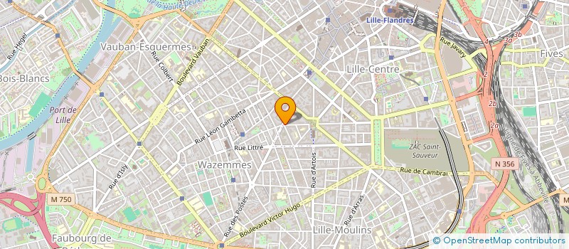 localisation de l'entreprise MONSIEUR MATHIEU FORTIER à LILLE