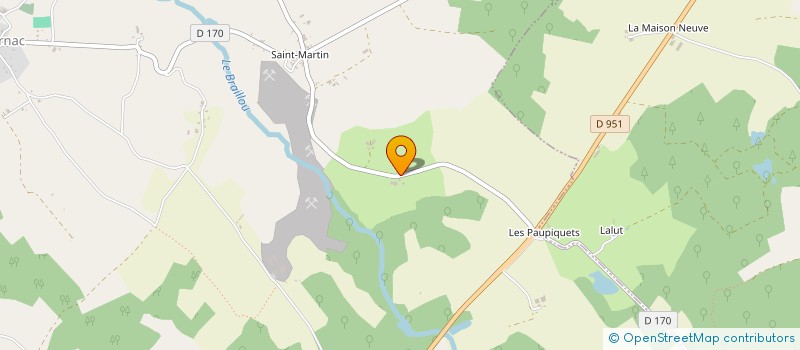 localisation de l'entreprise MONSIEUR MATHIEU FOUCHER à AMBERNAC