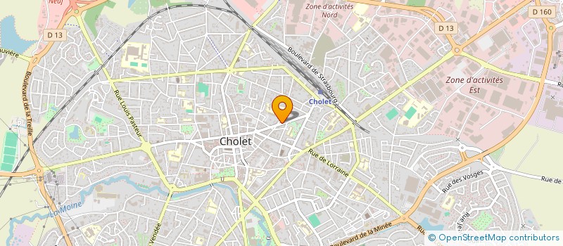 localisation de l'entreprise MONSIEUR MATHIEU FOUILLEUL à CHOLET