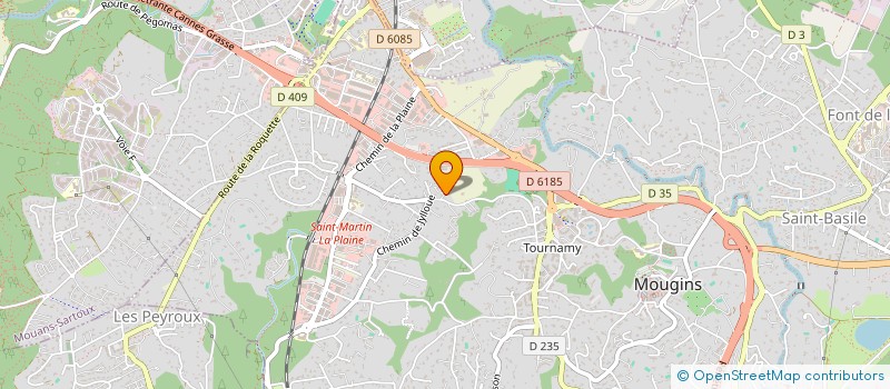 localisation de l'entreprise MONSIEUR MATHIEU FOULCHER à MOUGINS