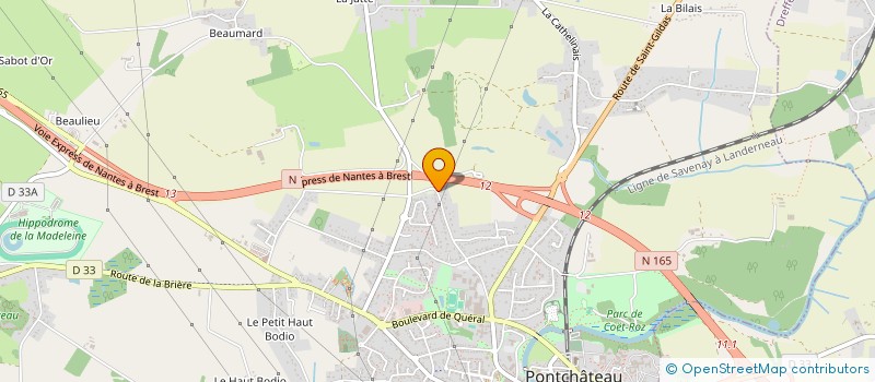 localisation de l'entreprise MONSIEUR MATHIEU FOULIARD  PONTCHATEAU