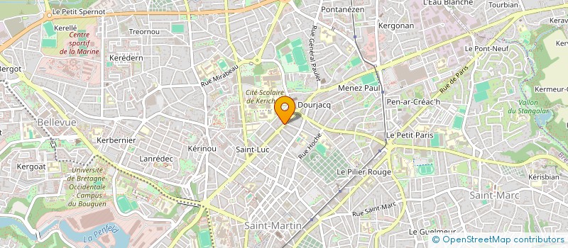 localisation de l'entreprise MONSIEUR MATHIEU FOULON à BREST