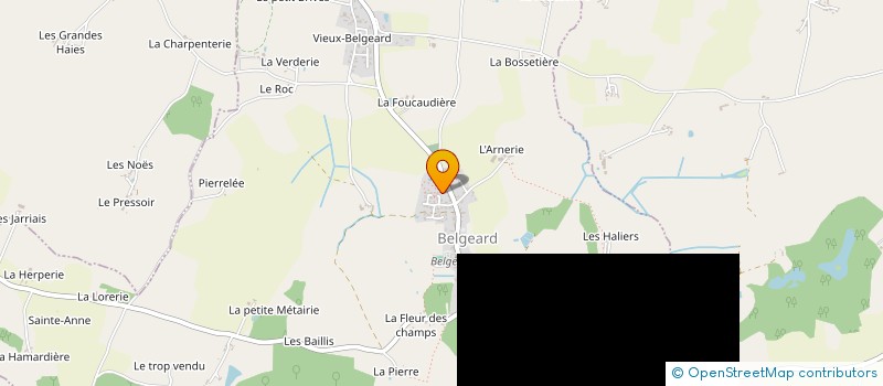 localisation de l'entreprise MONSIEUR MATHIEU FOURNIER  BELGEARD