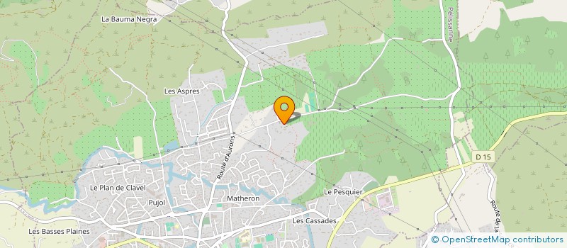 localisation de l'entreprise MONSIEUR MATHIEU FOURNIER à PELISSANNE