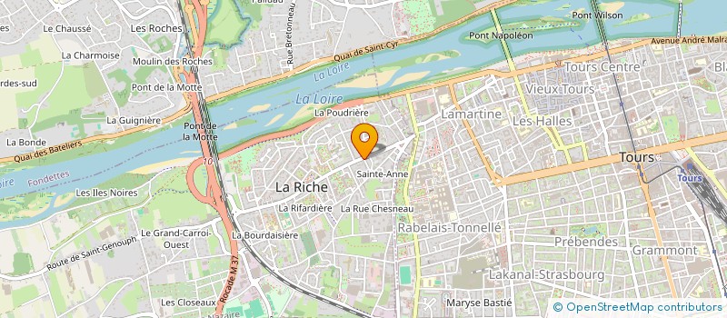 localisation de l'entreprise MONSIEUR MATHIEU FRANCIS  LA RICHE