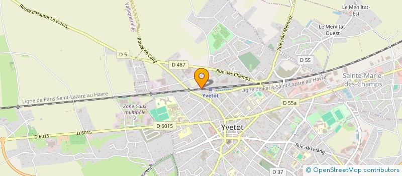 localisation de l'entreprise MONSIEUR MATHIEU FRANCOIS à YVETOT