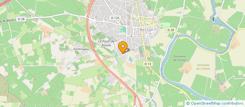 localisation de l'entreprise MONSIEUR MATHIEU FRANCOIS  BESSAN