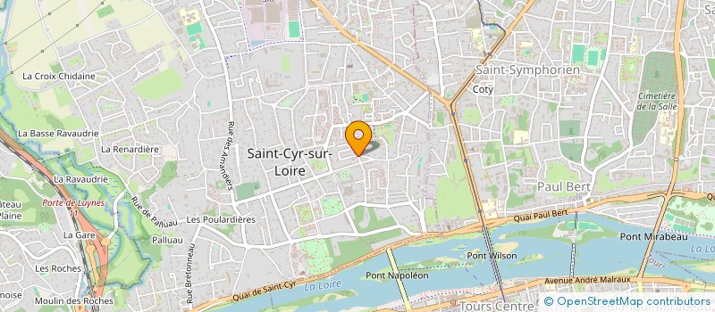 localisation de l'entreprise MONSIEUR MATHIEU FRANCOIS GUIFFES  SAINT-CYR-SUR-LOIRE