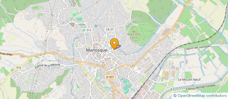 localisation de l'entreprise MONSIEUR MATHIEU FRESQUET à MANOSQUE