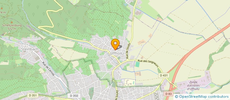 localisation de l'entreprise MONSIEUR MATHIEU FREY  UFFHOLTZ