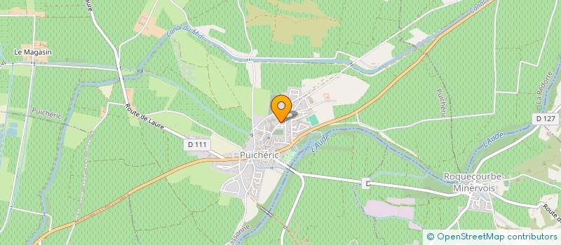 localisation de l'entreprise MONSIEUR MATHIEU FRISAN  PUICHERIC