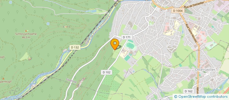 localisation de l'entreprise MONSIEUR MATHIEU FRITZINGER  SAVERNE