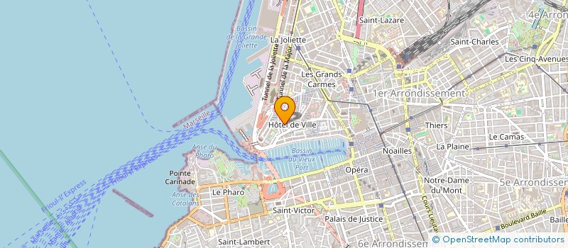 localisation de l'entreprise MONSIEUR MATHIEU FULA MABEL  MARSEILLE 2EME
