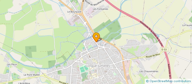 localisation de l'entreprise MONSIEUR MATHIEU FUZEAU  LONGUE-JUMELLES