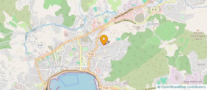 localisation de l'entreprise MONSIEUR MATHIEU GADDINI à AJACCIO