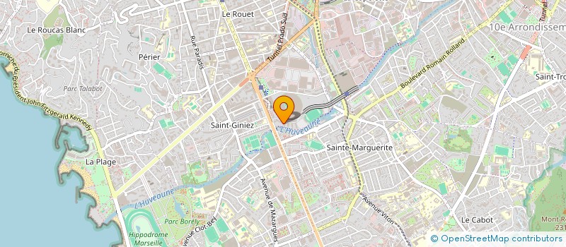 localisation de l'entreprise MONSIEUR MATHIEU GAGNIERE  MARSEILLE