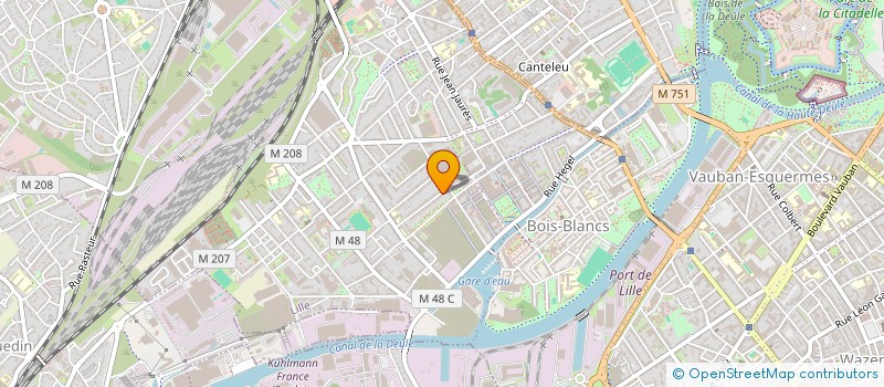 localisation de l'entreprise MONSIEUR MATHIEU GALLET à LILLE