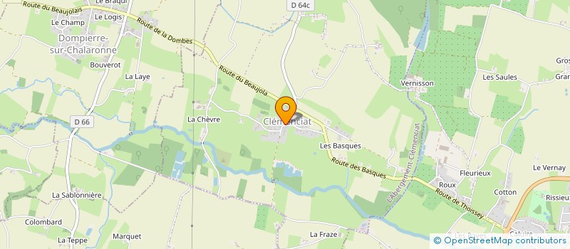 localisation de l'entreprise MONSIEUR MATHIEU GALLET à L'ABERGEMENT-CLEMENCIAT