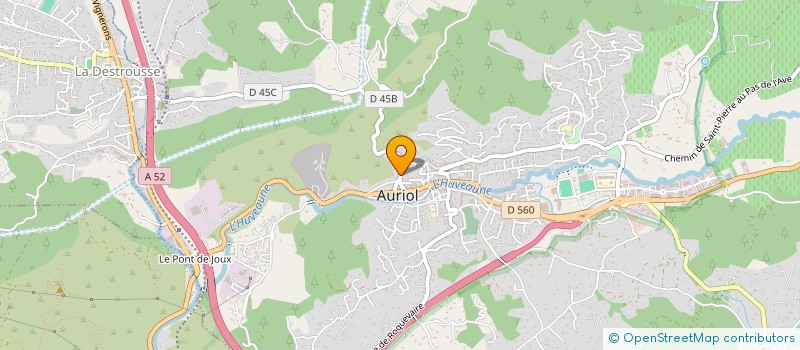 localisation de l'entreprise MONSIEUR MATHIEU GALVANI  AURIOL