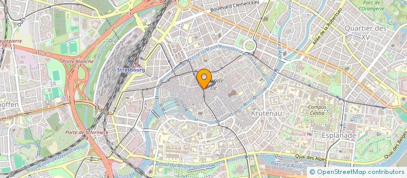 localisation de l'entreprise MONSIEUR MATHIEU GARCIA à STRASBOURG