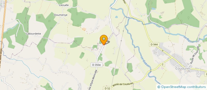 localisation de l'entreprise MONSIEUR MATHIEU GARDESSE  SAINTE-COLOMBE