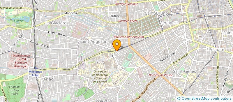 localisation de l'entreprise MONSIEUR MATHIEU GARDIEN à BORDEAUX