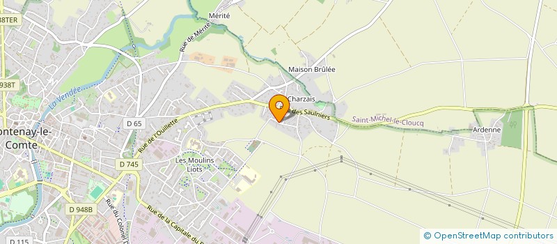 localisation de l'entreprise MONSIEUR MATHIEU GARREAU  FONTENAY-LE-COMTE