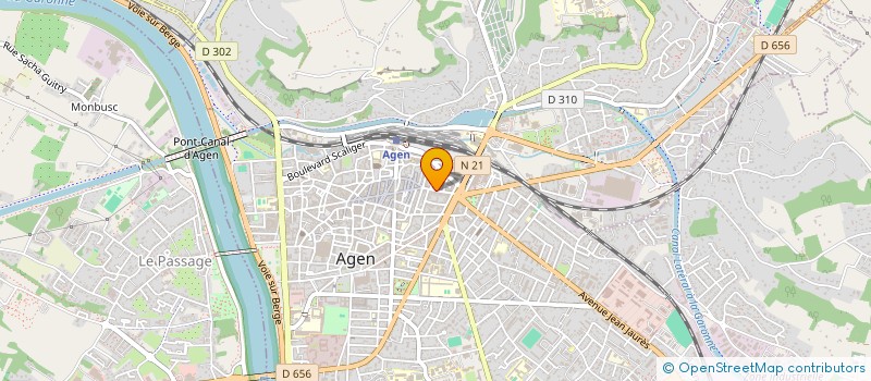 localisation de l'entreprise MONSIEUR MATHIEU GARRIGUES  AGEN