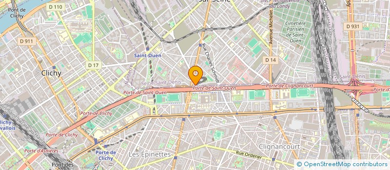 localisation de l'entreprise MONSIEUR MATHIEU GAUDIN à SAINT-OUEN-SUR-SEINE