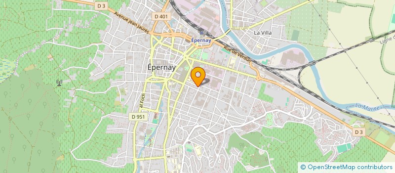 localisation de l'entreprise MONSIEUR MATHIEU GAUGAIN  EPERNAY