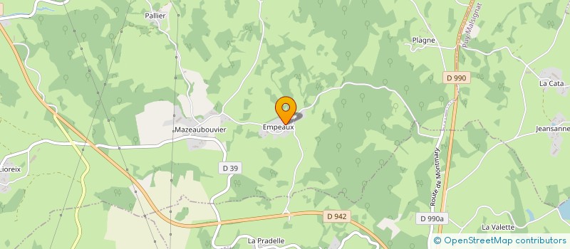 localisation de l'entreprise MONSIEUR MATHIEU GAUTHERIE  SAINT-MEDARD-LA-ROCHETTE
