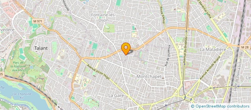 localisation de l'entreprise MONSIEUR MATHIEU GAUTHIER à DIJON