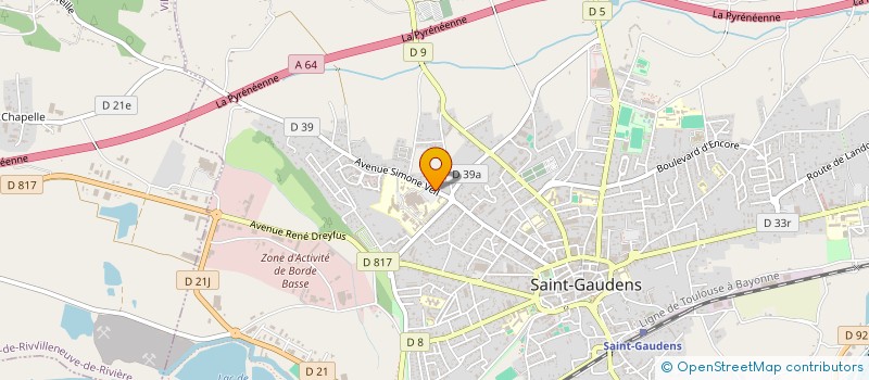 localisation de l'entreprise MONSIEUR MATHIEU GAUTIER à SAINT-GAUDENS