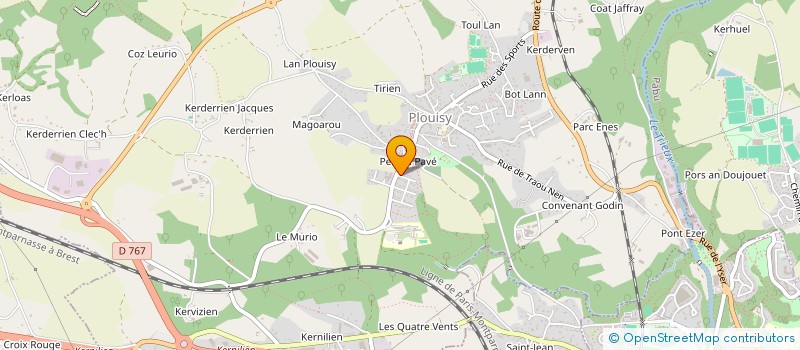 localisation de l'entreprise MONSIEUR MATHIEU GAUTIER à PLOUISY