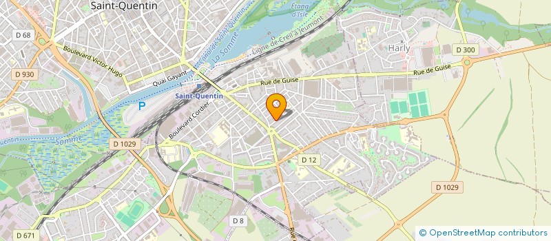 localisation de l'entreprise MONSIEUR MATHIEU GAUVIN à SAINT-QUENTIN
