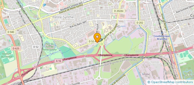 localisation de l'entreprise MONSIEUR MATHIEU GBEUGRE à DUNKERQUE