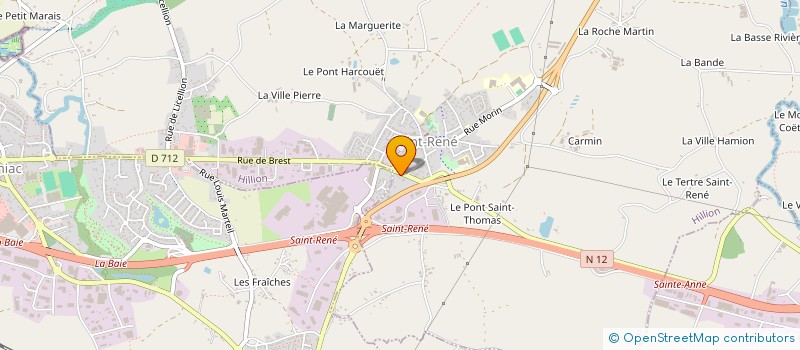 localisation de l'entreprise MONSIEUR MATHIEU GEFFRAY à HILLION