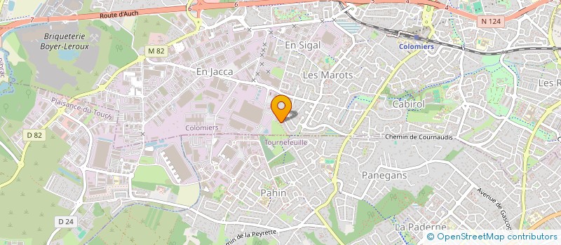 localisation de l'entreprise MONSIEUR MATHIEU GELADE à COLOMIERS