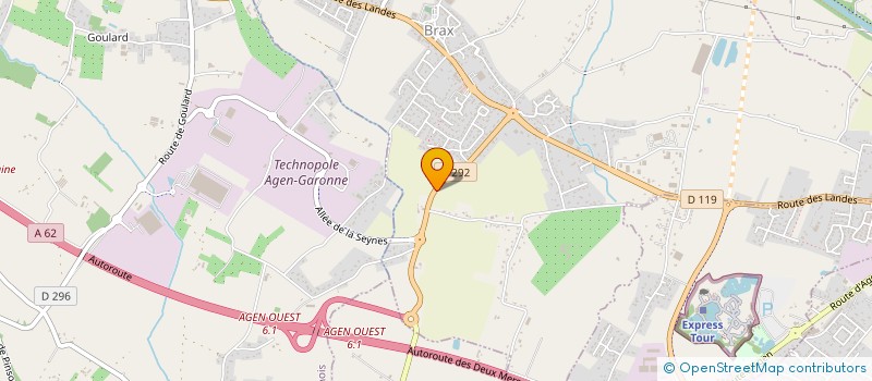 localisation de l'entreprise MONSIEUR MATHIEU GENESTE  BRAX