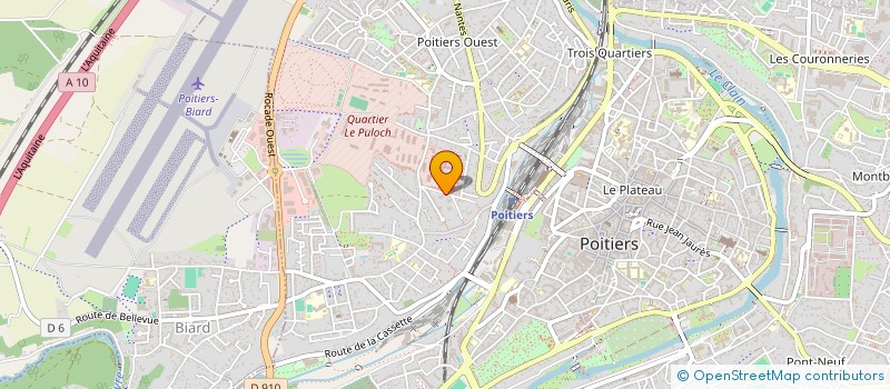 localisation de l'entreprise MONSIEUR MATHIEU GESTA à POITIERS