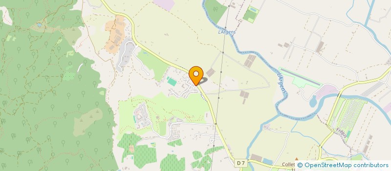 localisation de l'entreprise MONSIEUR MATHIEU GEVIN  ROQUEBRUNE-SUR-ARGENS