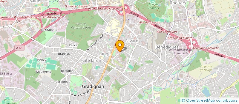 localisation de l'entreprise MONSIEUR MATHIEU GIABICANI à GRADIGNAN